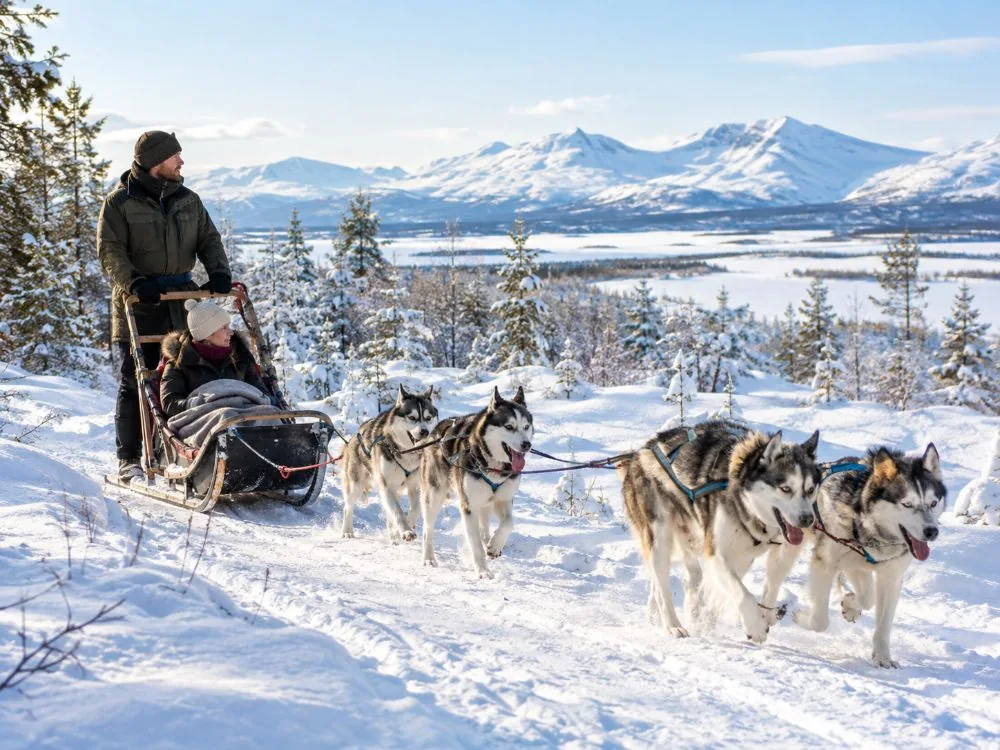 Aventure de traîneau à chiens amusante et facile